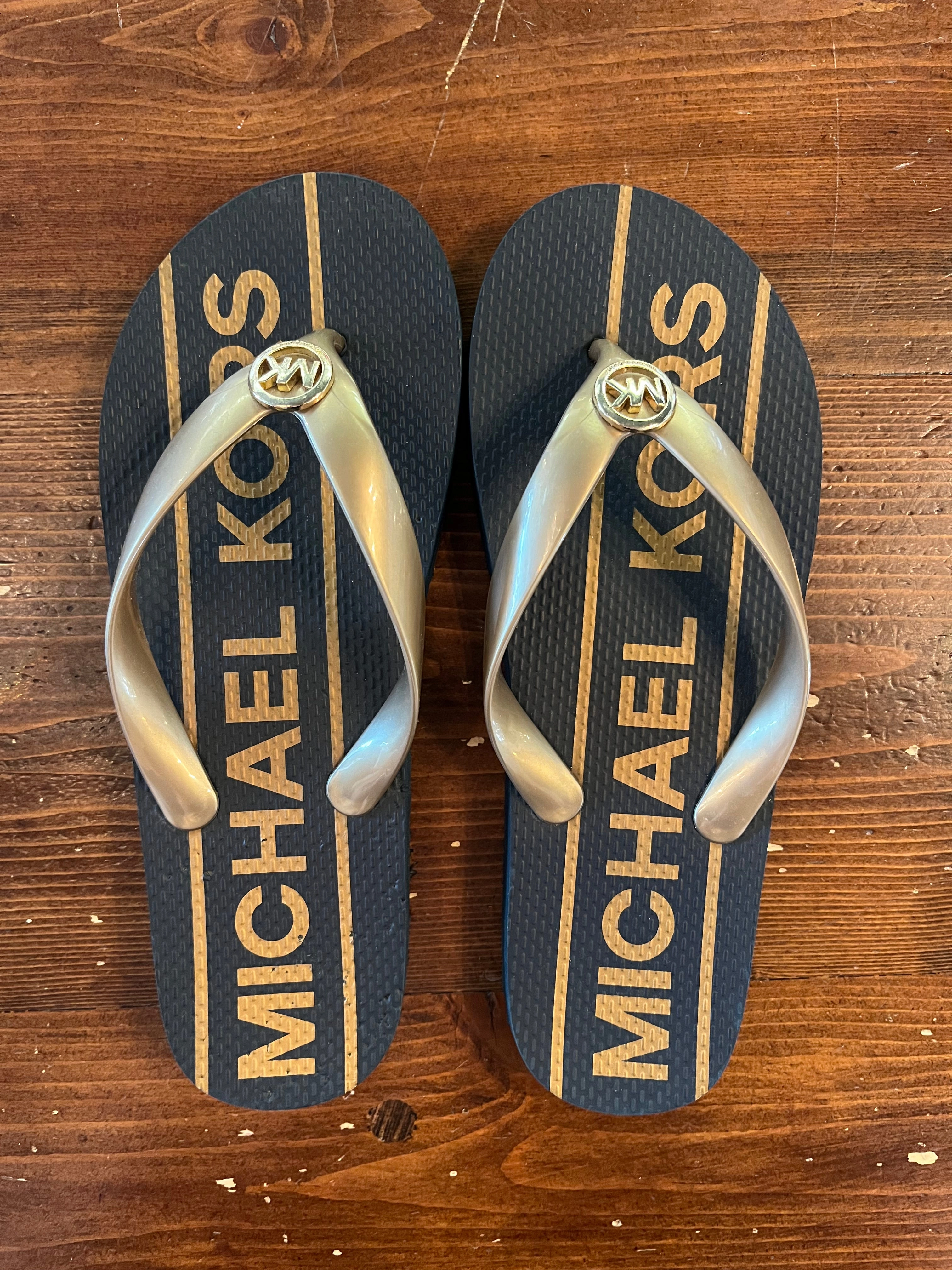 Life Is Good Flip Flops Michael Kors Flip Flops (Size 7)