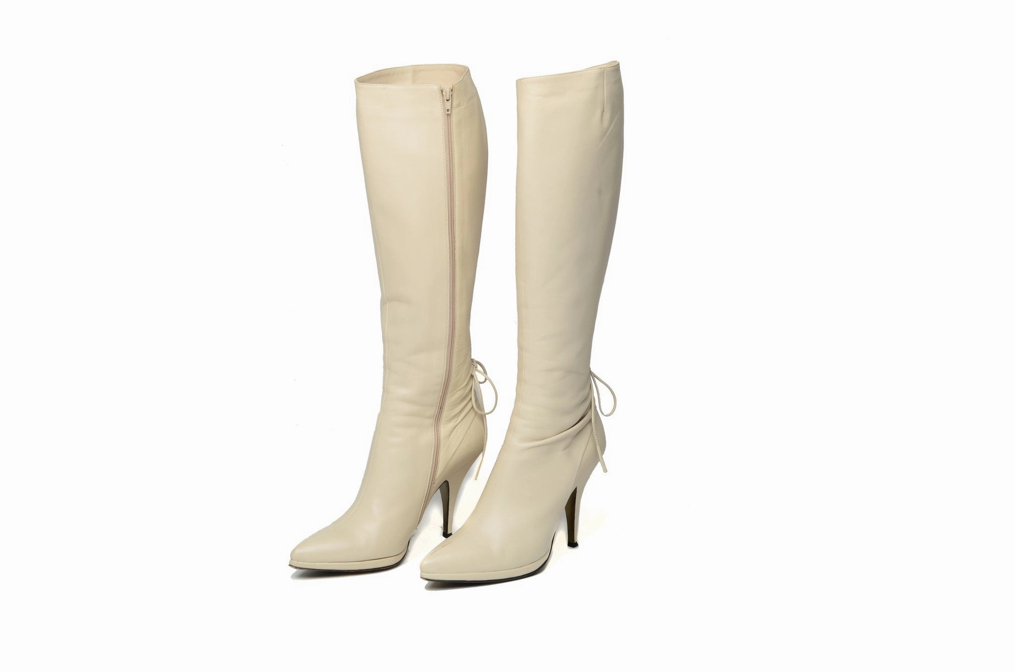 Puss And Boots Movie Michel Perry - Cream Knee High Boots - IT 39