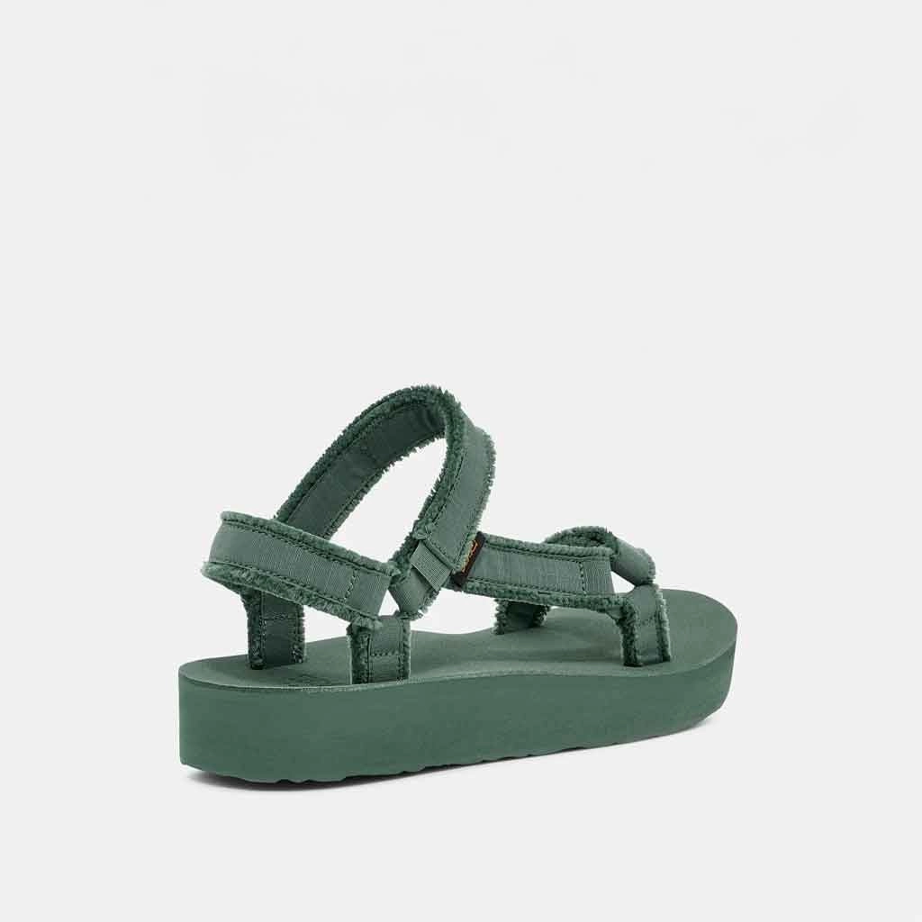 Flat Suede Shoes Midform Universal - Teal