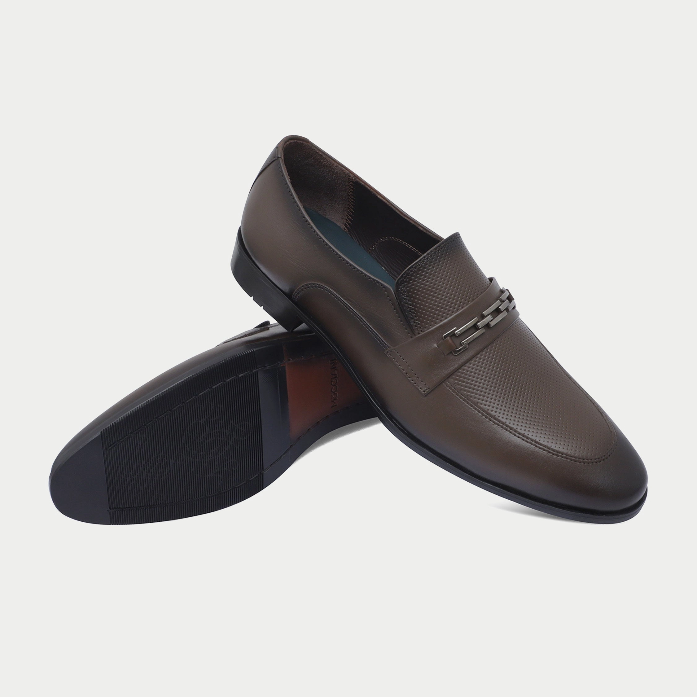 MM2052-BROWN Slip On Sneaker Shoes