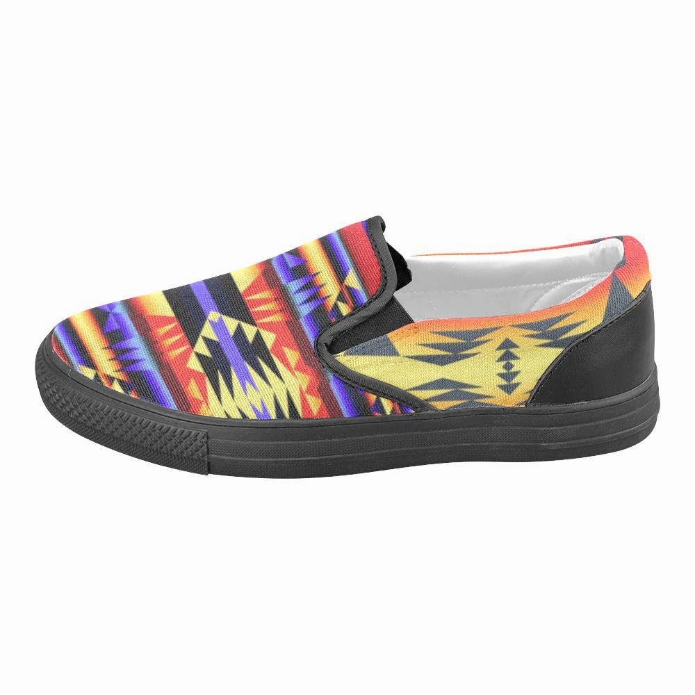 Between the San Juan Mountains Men's Unusual Slip-on Canvas Shoes Crocs Sandals Slip On