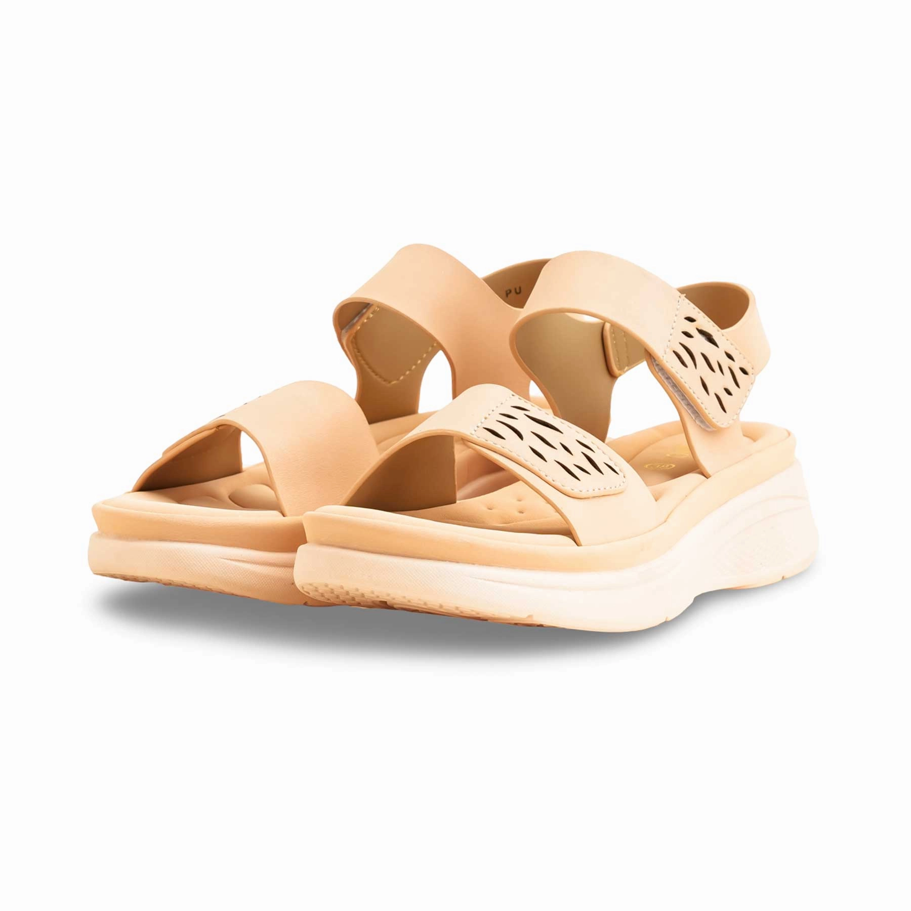 Sandals With Buckles Beige Formal Sandal For Women PU0511