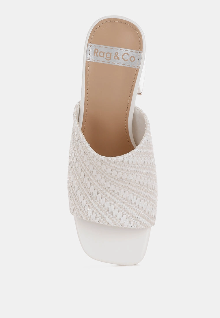 Morgana Woven Raffia Slip Ons Cool Slip On Shoes
