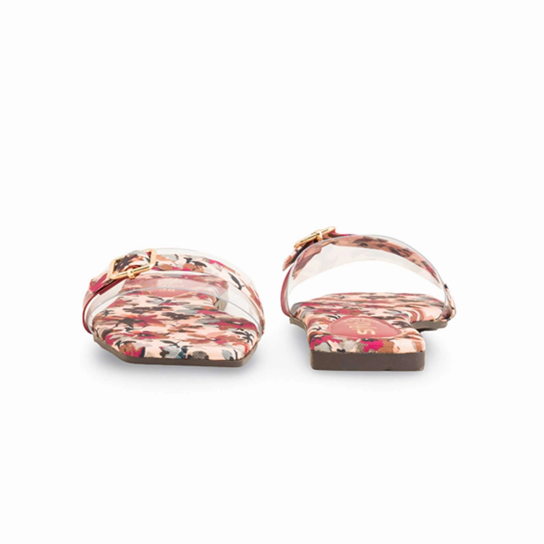 Comfortable Silver Flat Shoes Multy Casual Women Slipper CL1931