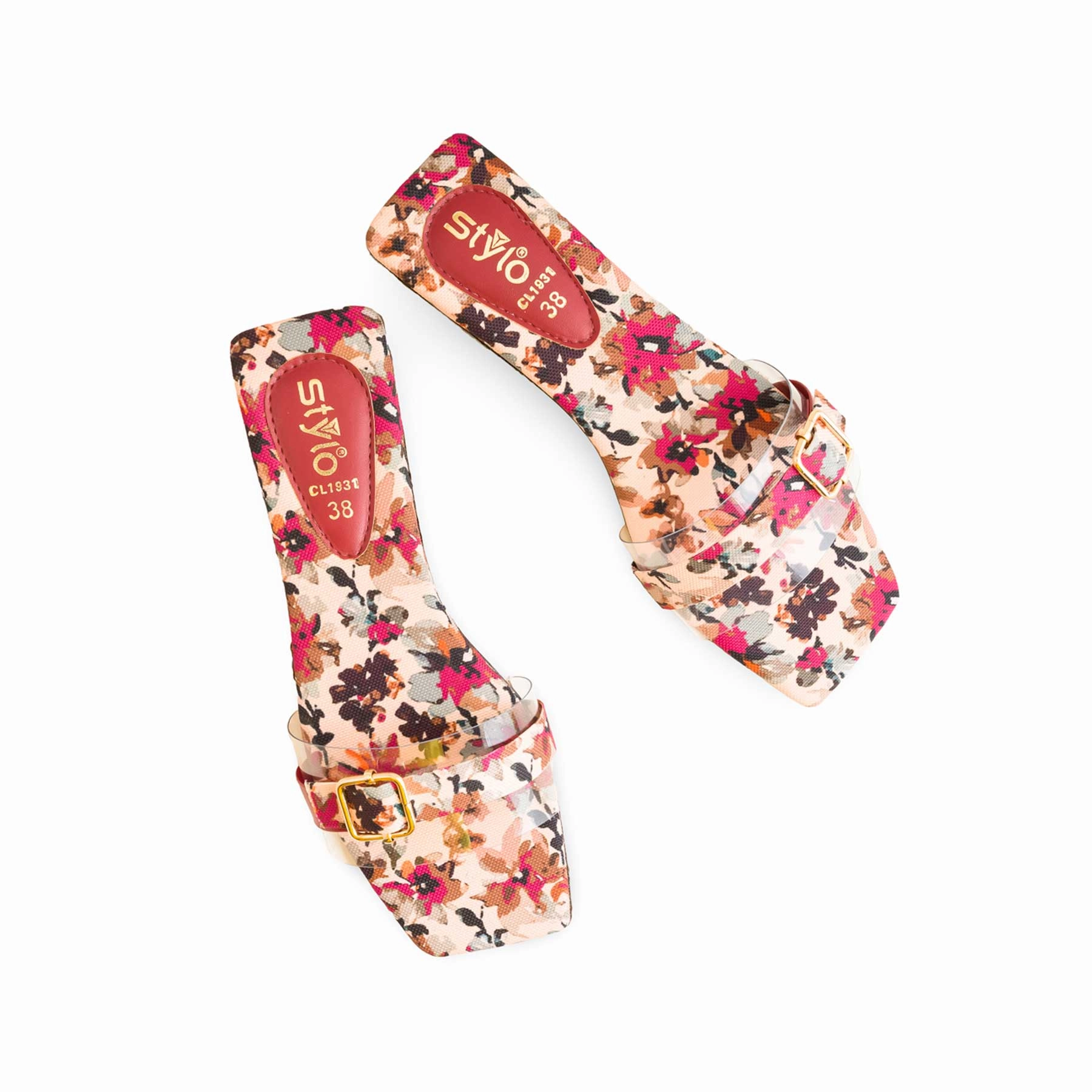 Multy Casual Women Slipper CL1931 Silver Flat Prom Shoes