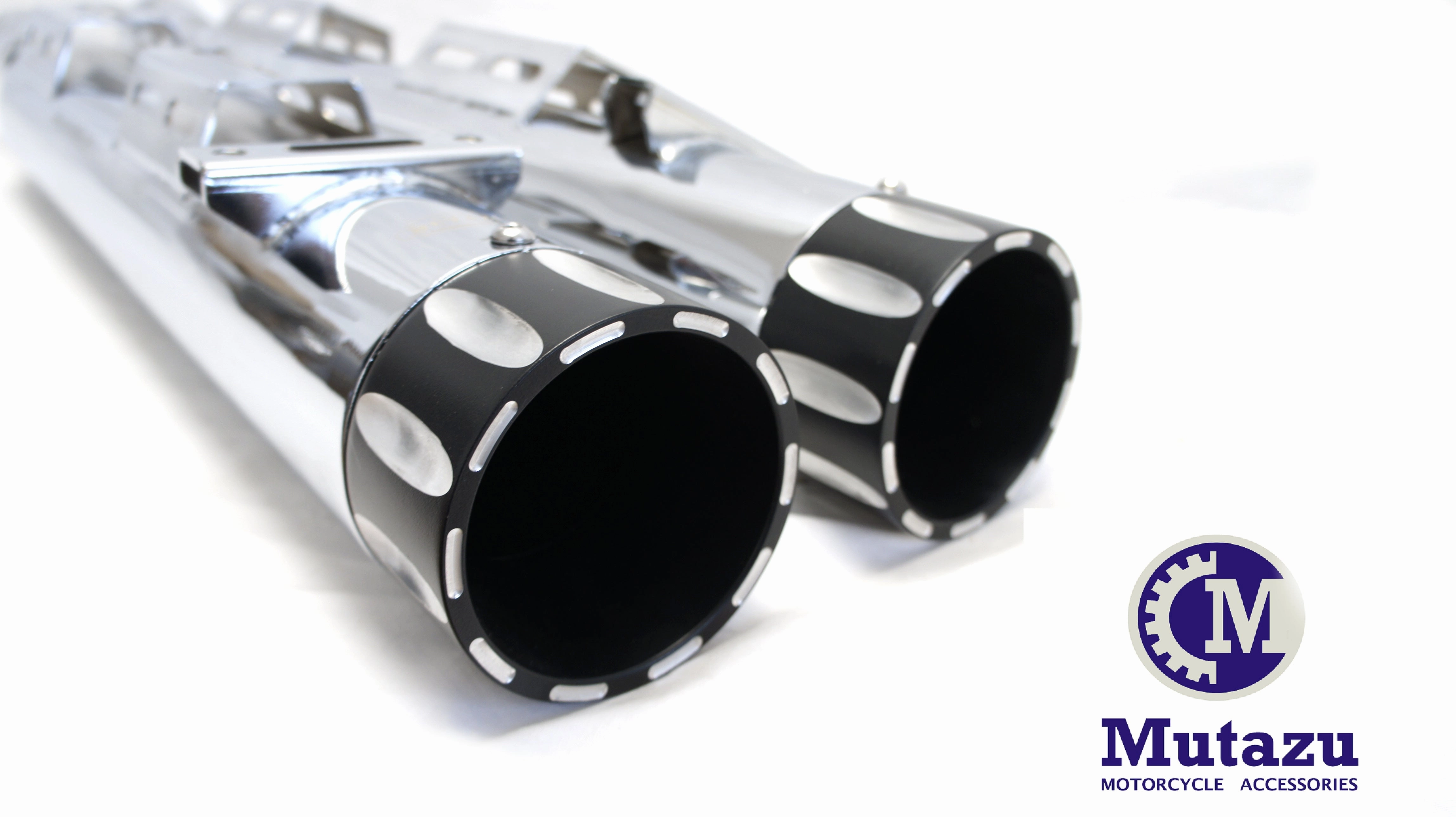 Best Slip On Nursing Shoes MUTAZU Chrome Deep Cut 4" Thunder VM-05-CB Slip On Mufflers Exhaust Victory Cross Country Road