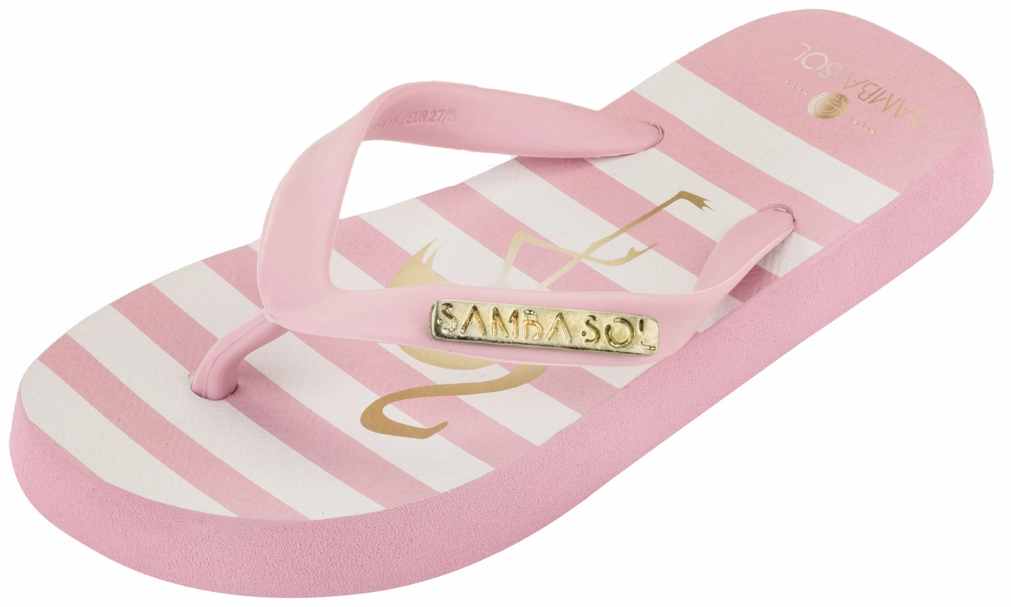 Samba Sol Kid's Fashion Collection Flip Flops - Flamingo Flip Flops Miami