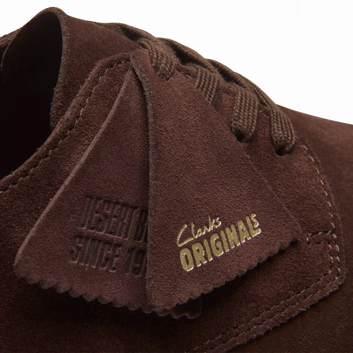 Men's Clarks Desert Rock Lo Derbys Suede - Brown Casual Shoes Review