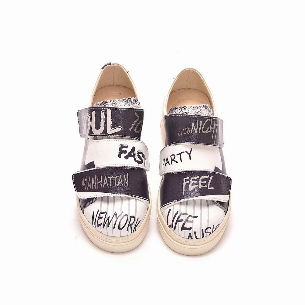 Night Party Feel Sneaker Shoes NAC103 Block High Heel Sandals