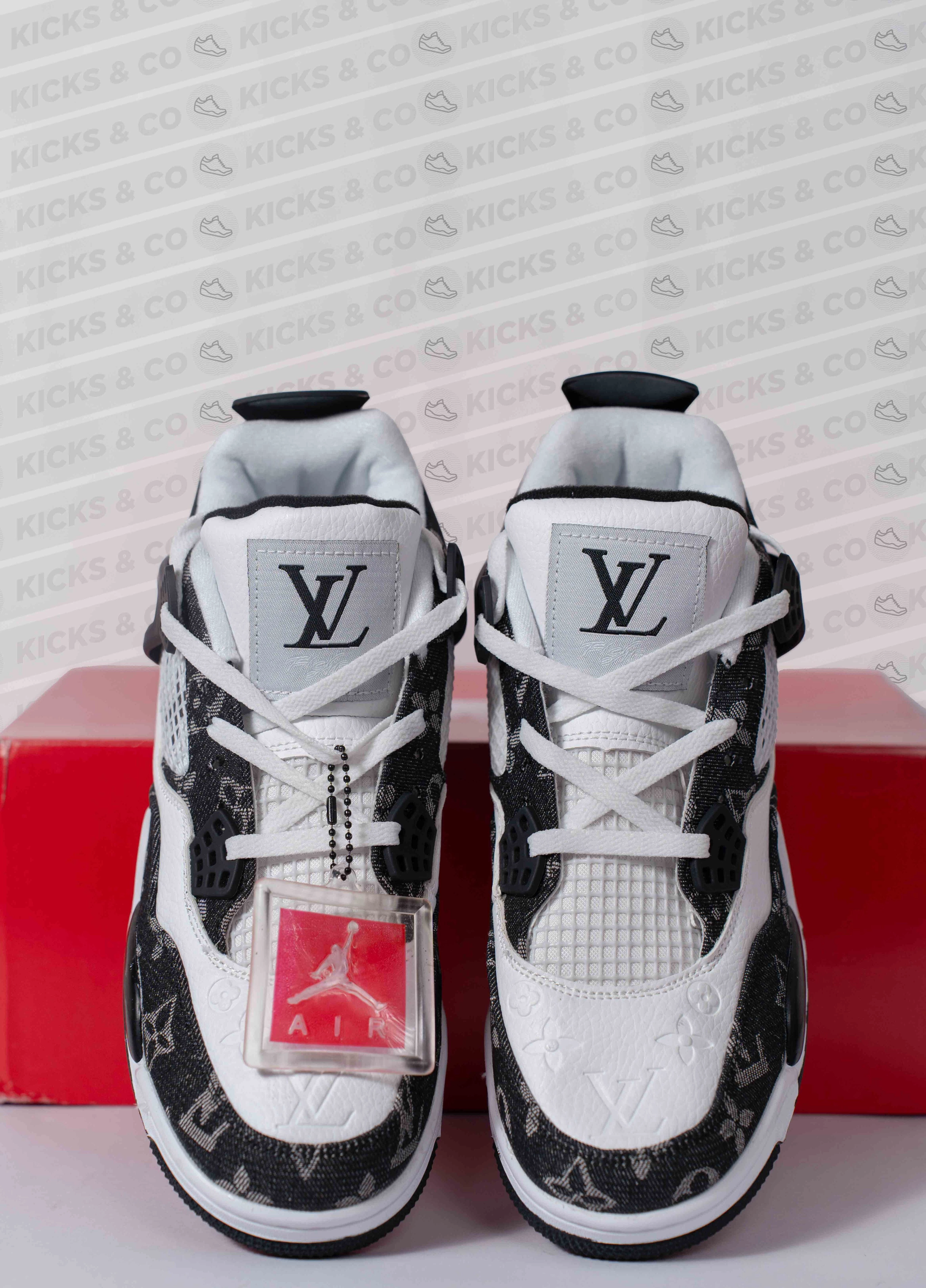 Nike Air Jordan 4 X LV Edition (White/Black) Shoe Nike