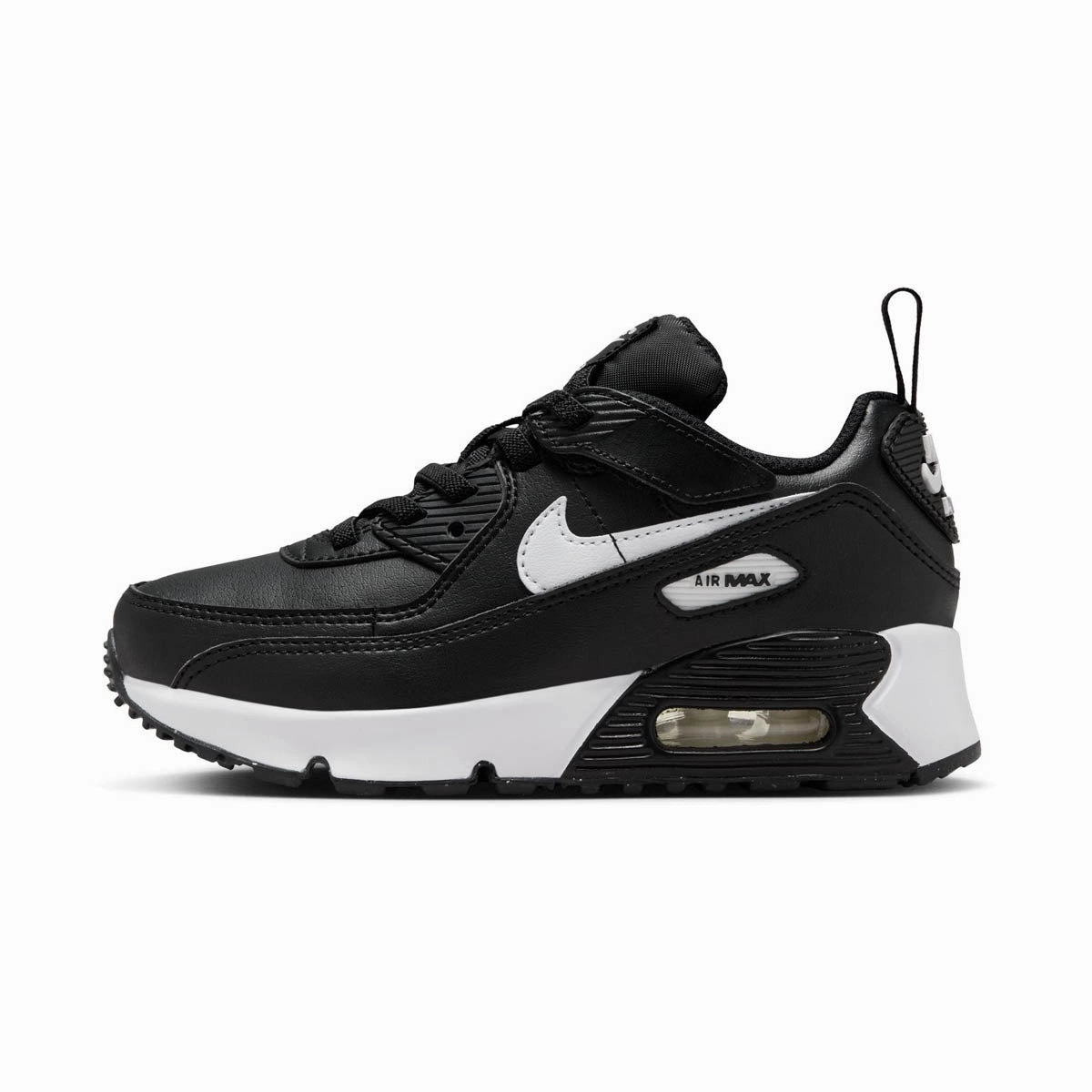 Nike Air Max 90 EasyOn 'Black White' Little Kids' Shoes Running Shoes For Achilles Tendinopathy
