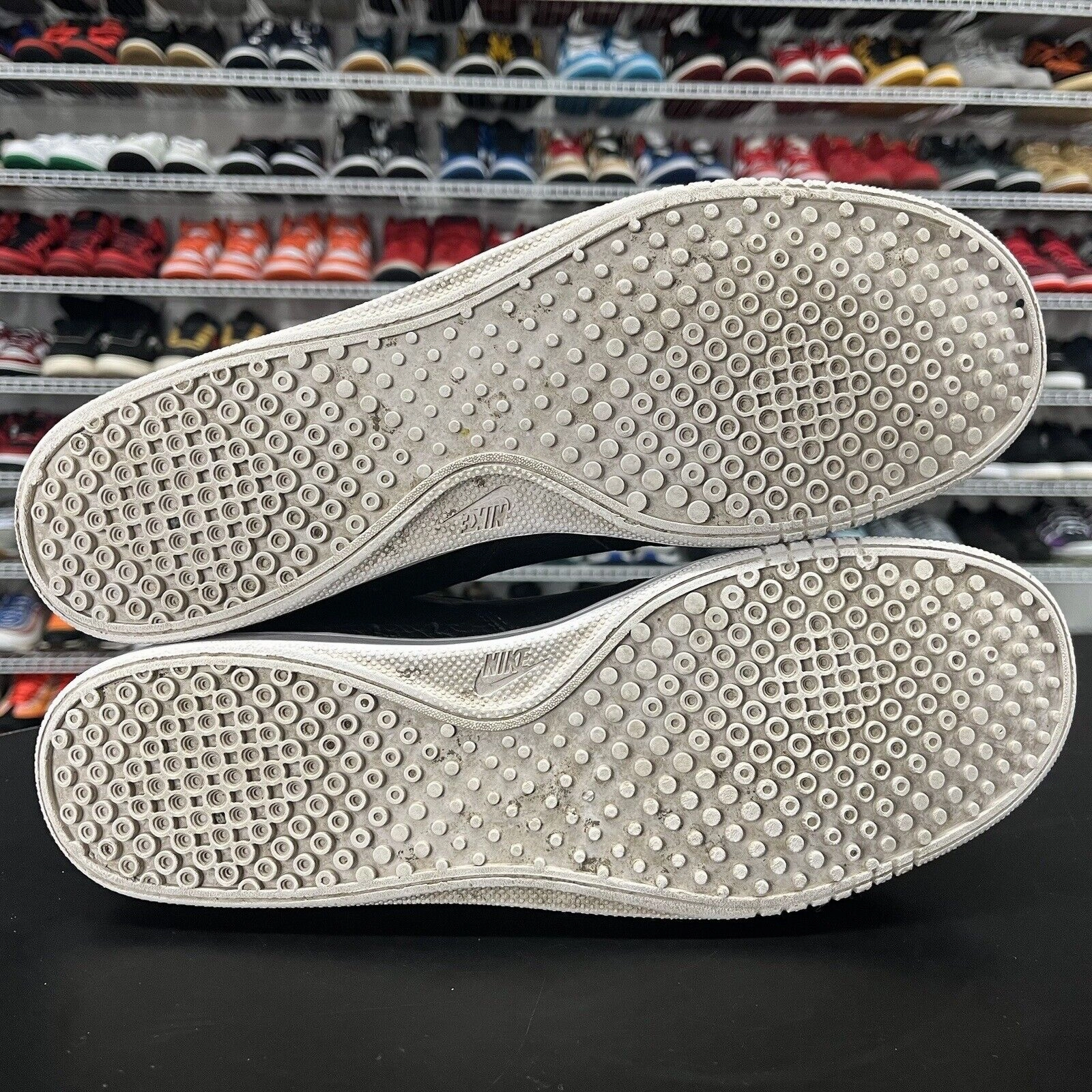 Nike Court Vintage Premium Black Leather CT1726-002 Men's Size 13 Nike Shoes For Plantar Fasciitis