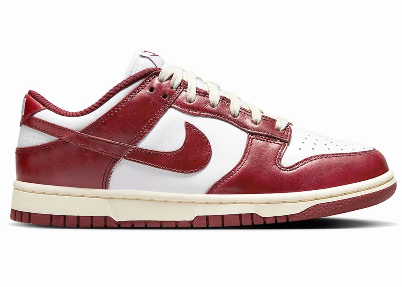 Shop Nike Running Shoes Nike Dunk Low PRM Team Red (Women's)
