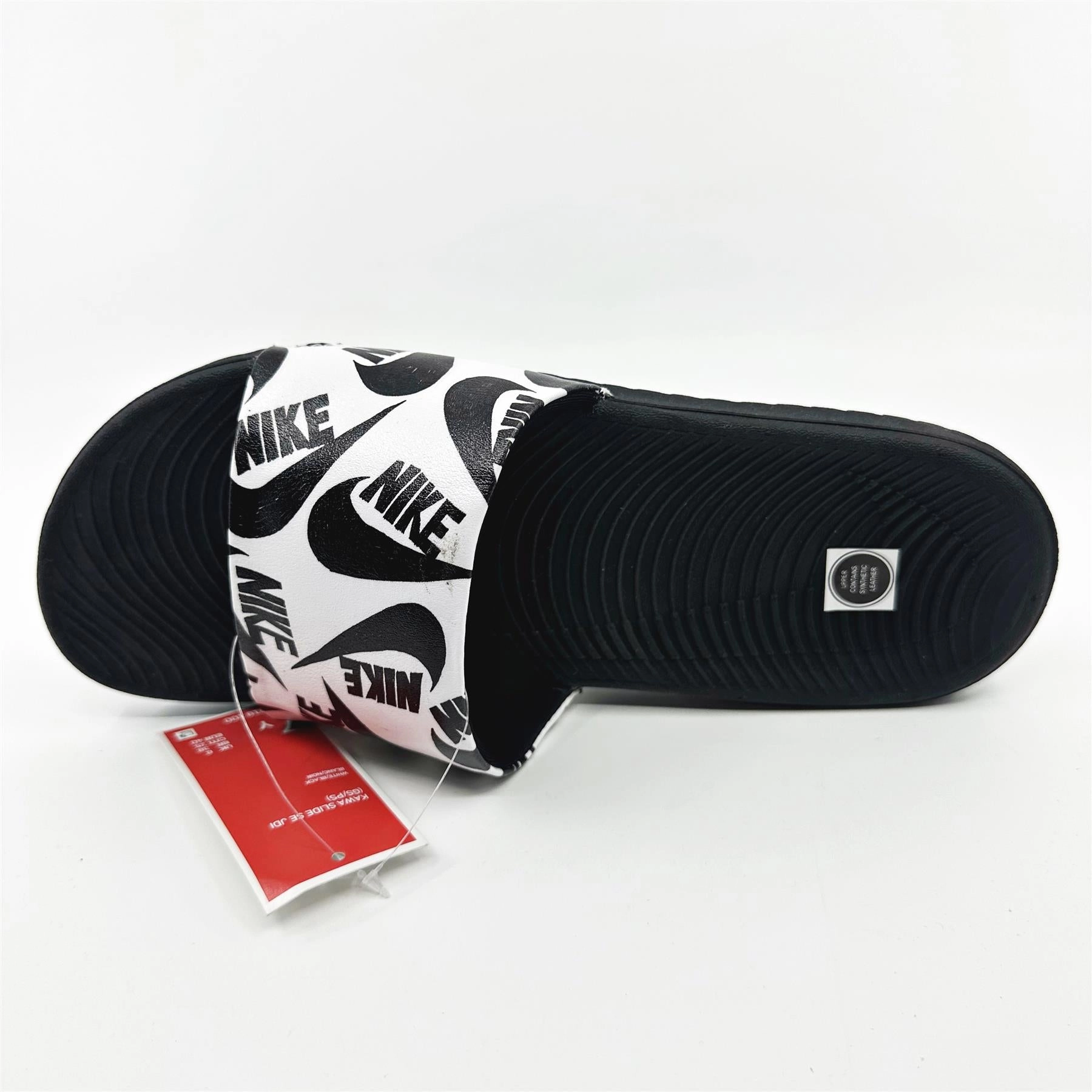 Concrete Best Walking Nike Kawa Slide SE JDI White Black Kids Sandal Slide