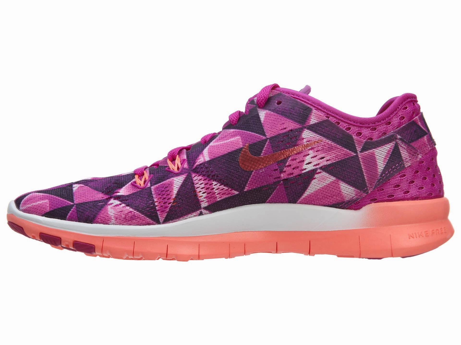Nike Light Up Shoes Nike Nke Free 5.0 Tr Fit 5 Prt Womens Style : 704695