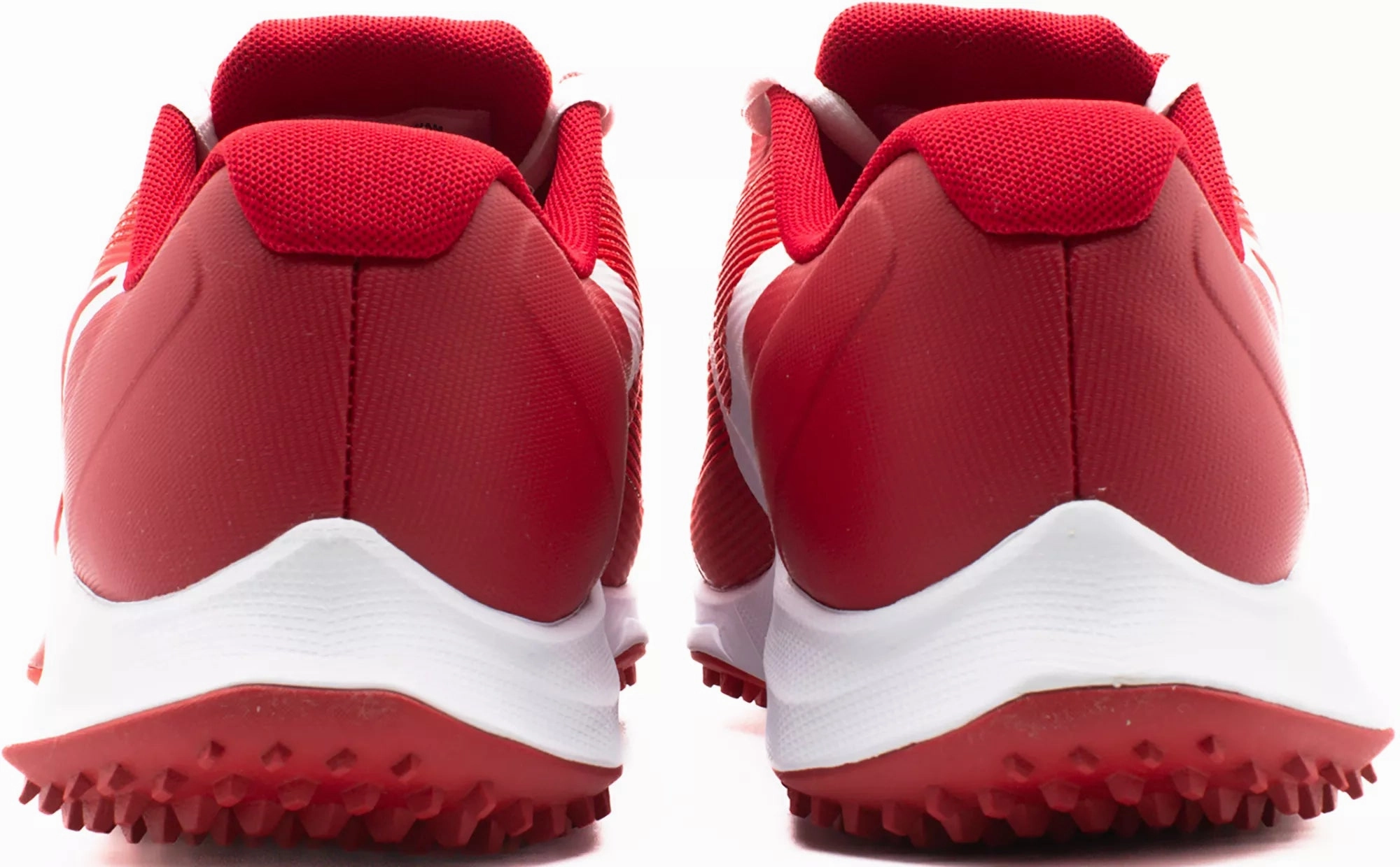 Nike React Vapor Drive 2 Red/White Cricket Rubber Spike Shoes Sales Nike Shoes