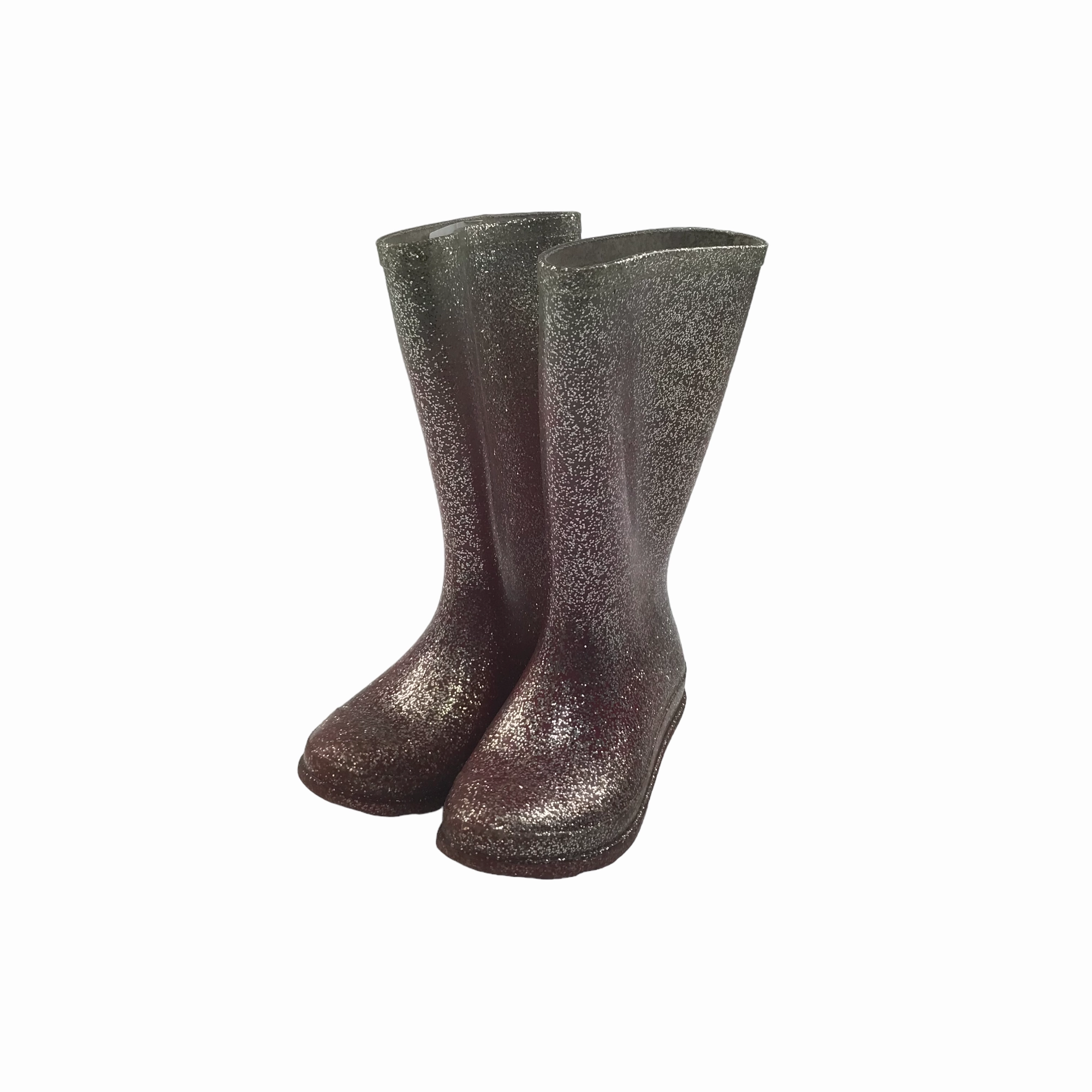 Sparkly Pink Wellies Shoe Size 10 junior Khombu Boots Costco