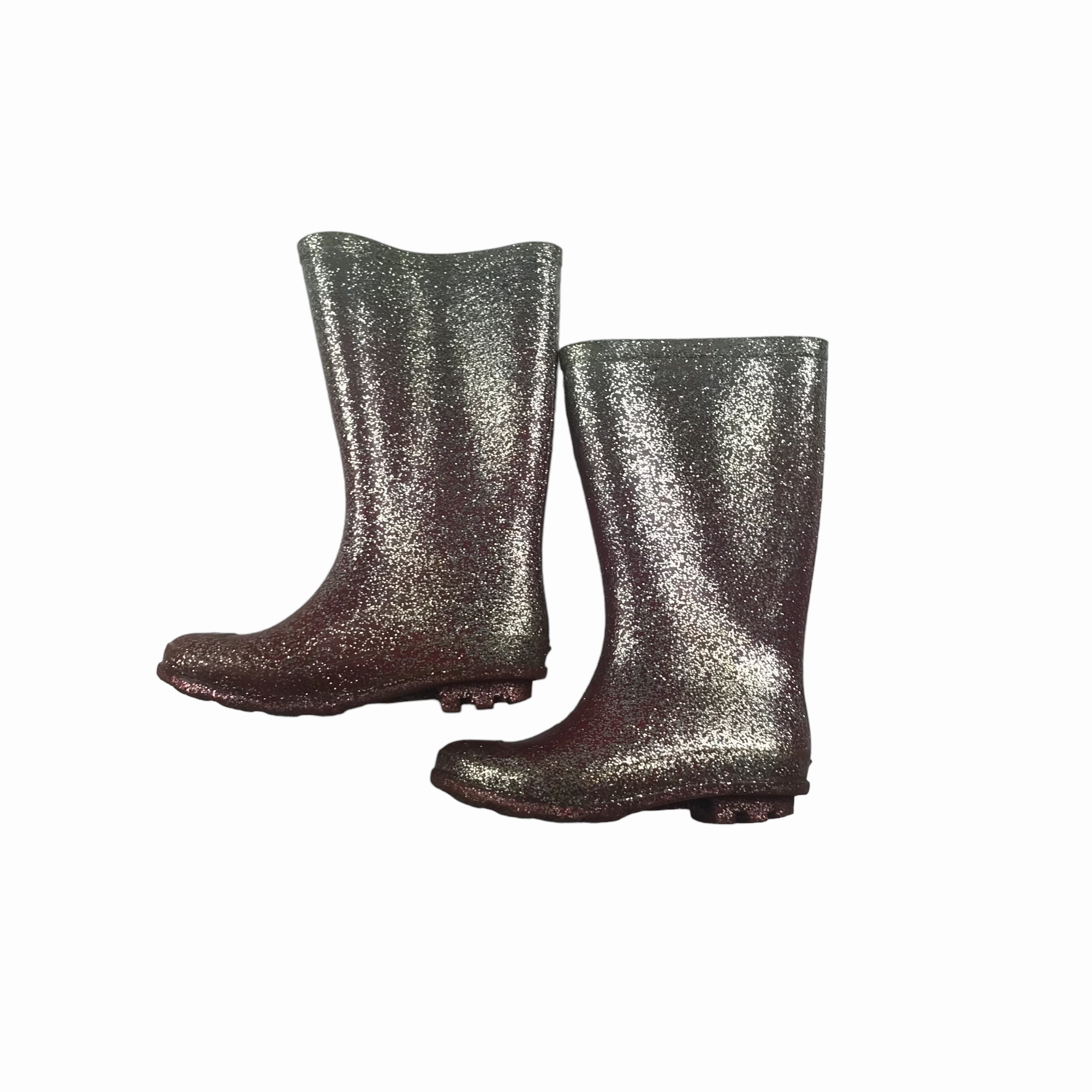 Sparkly Pink Wellies Shoe Size 10 junior Work Boots With Arch Support