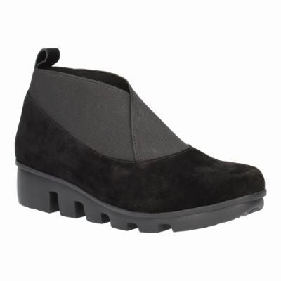 Best Leather Walking Hashree Leather Round Toe Bootie