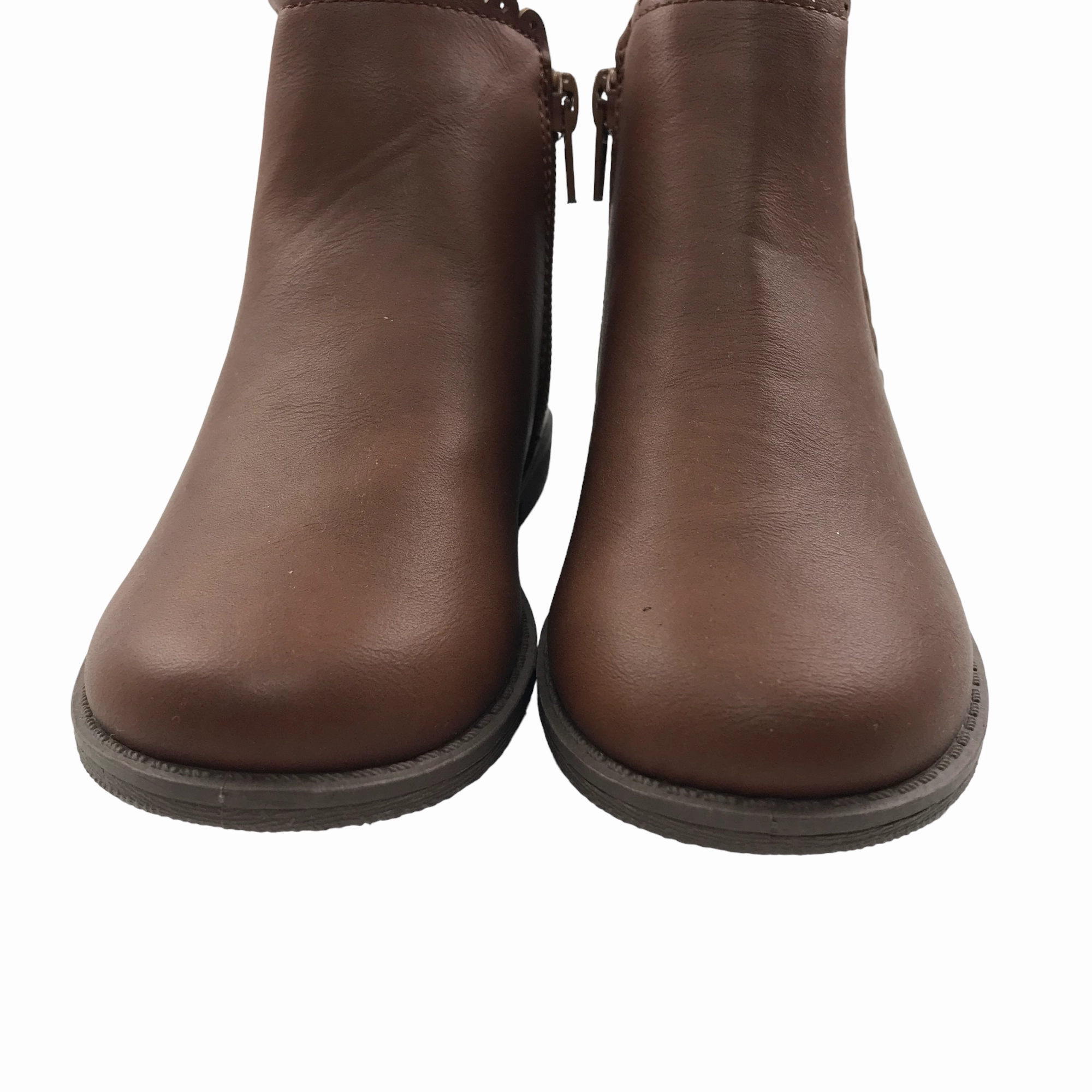 E-Vie Angel Boots Shoe Size 11 Junior Brown Leather Style Dog Winter Snow Boots