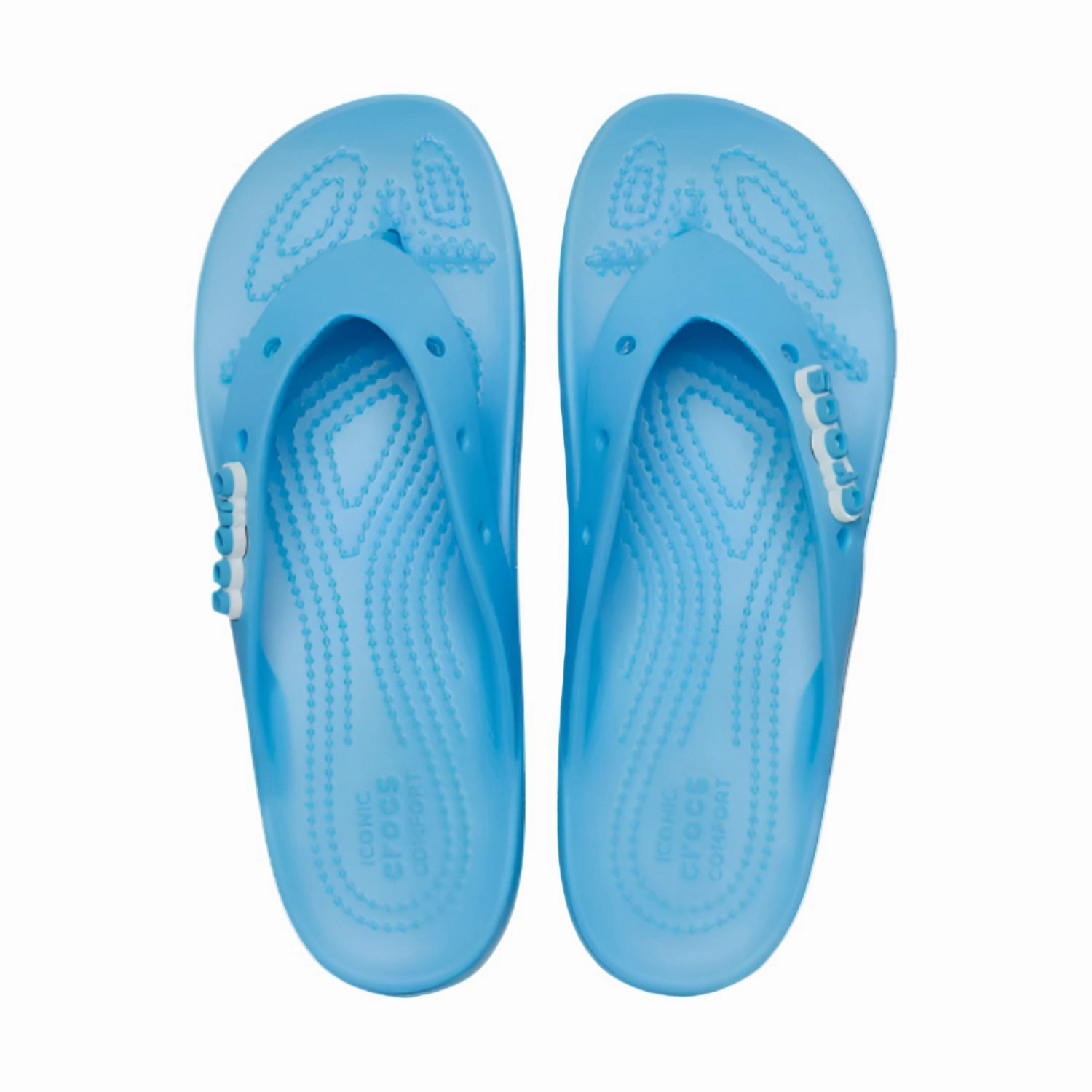 Crocs Women's Classic Platform Flip Flops  Lightweight Cushioned, Oxygen Flip Flops Feet