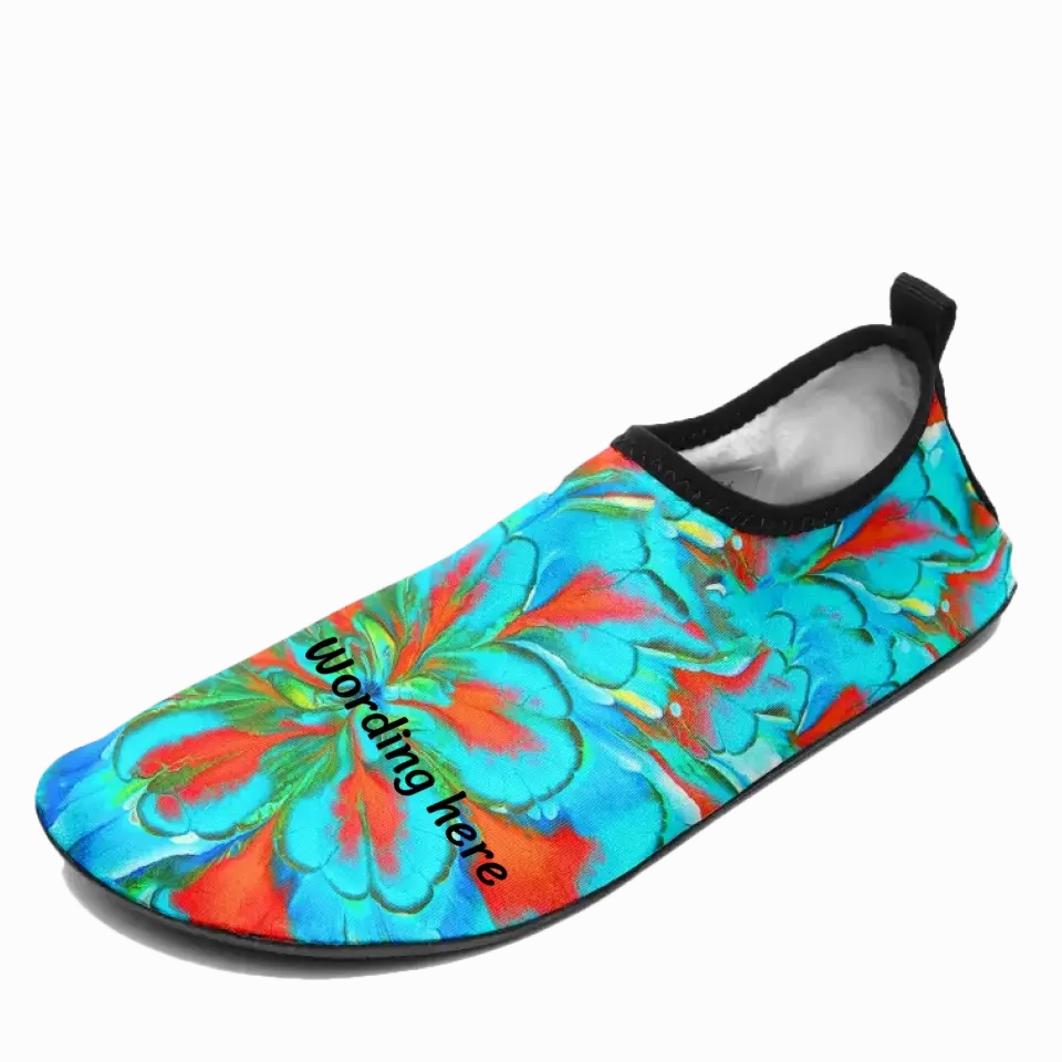 Walking Shoes Width Personalized Name Sneaker Shoes, AQUA-210527011