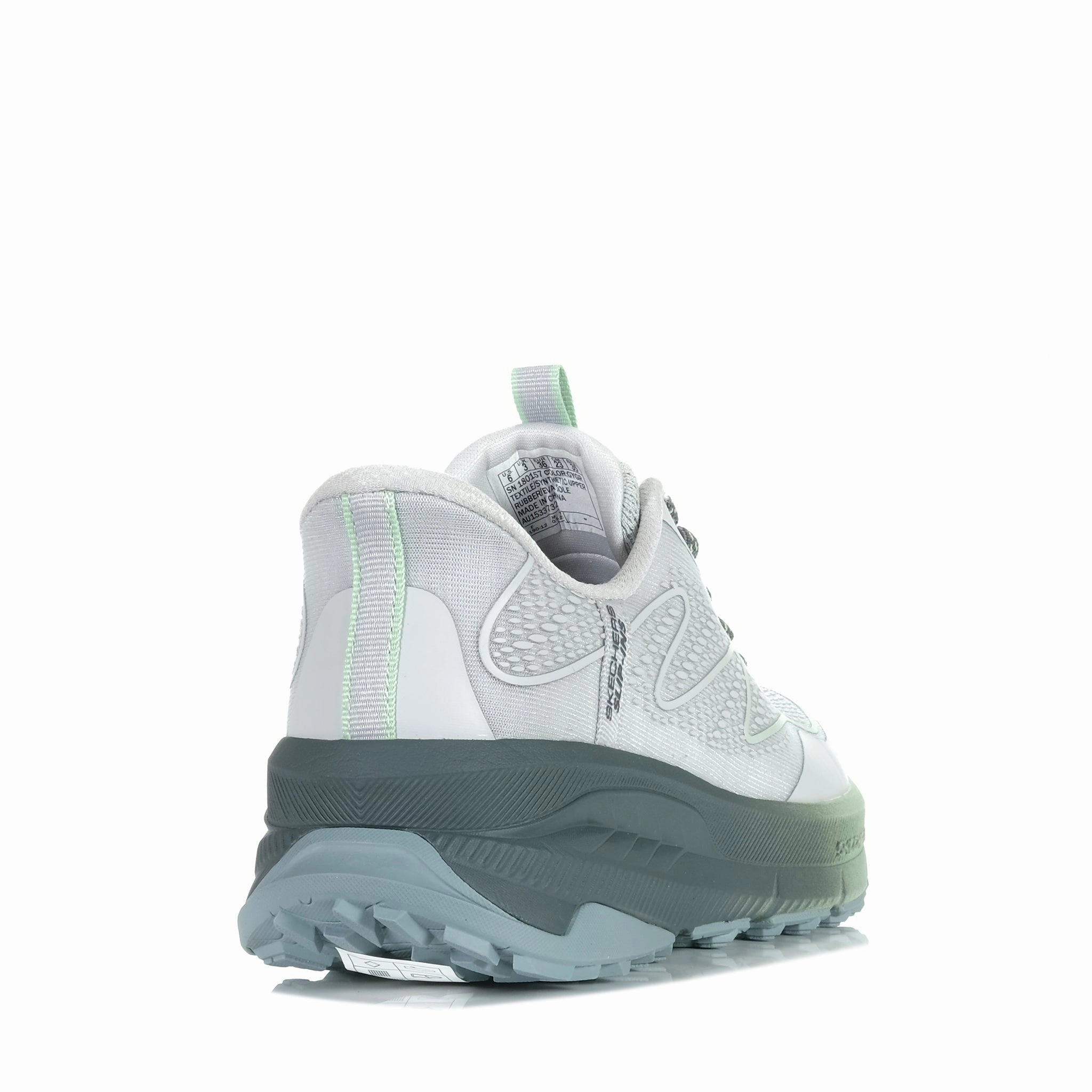 Skechers Slip-ins: Switch Back 180157 Mist Grey/Green For Bunions Walking