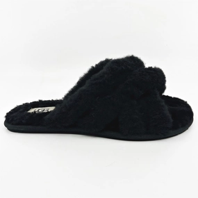 UGG Scuffita Black Womens Sandal Flat Walking Shoes Waterproof