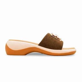 Pennywise Slippers Olive Formal Slipper For Ladies PU0614