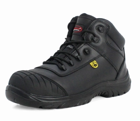 Work Boots Cheap Prices Mens Leather Work Shoes Non-Metal Military Safety Boots in Black