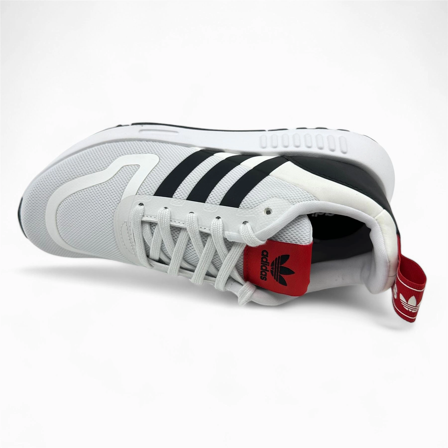 Adidas Multix White Black Kids Athletic Sneaker For Fast Walking Best