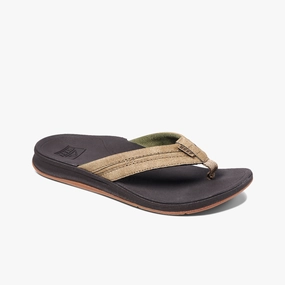 ORTHO-COAST Gold Metallic Flip Flops