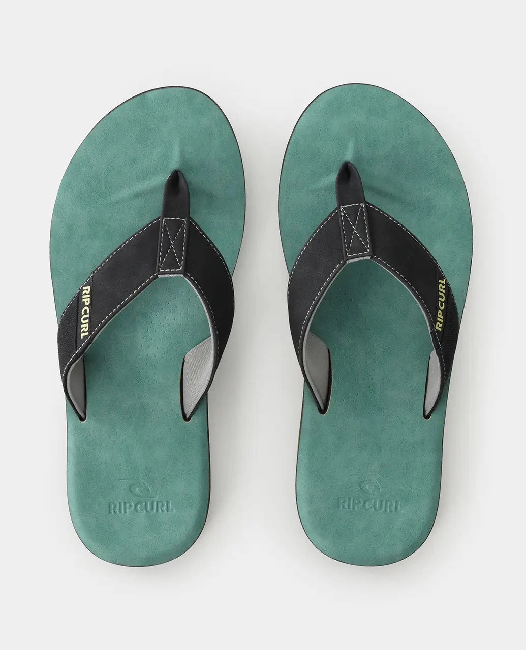 Flip Flop Game Oxford Bloom Open Toe Flip Flops in Blue Lagoon