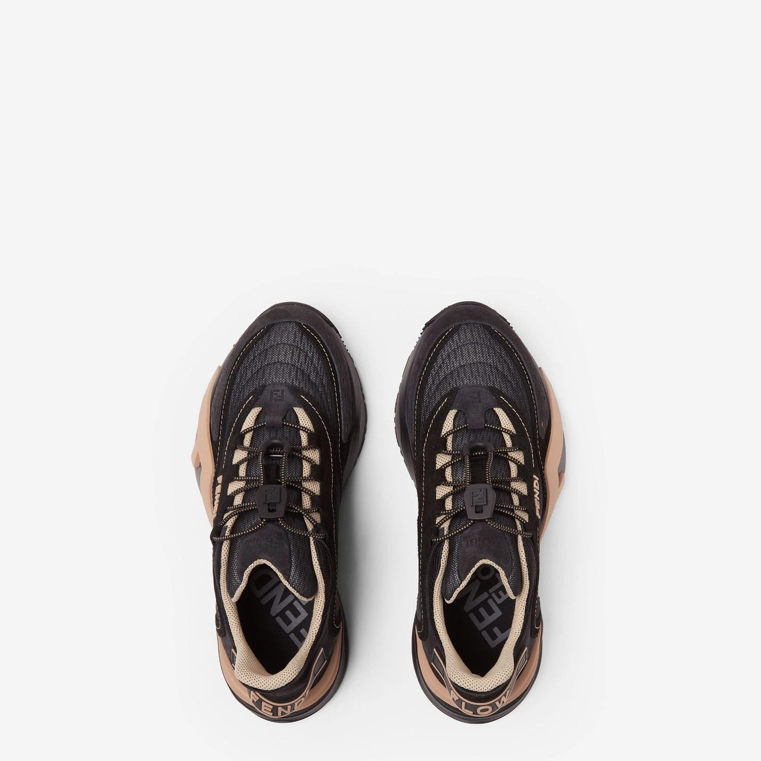 High Bridal Heels FENDI Classic Flow Sneakers for Women