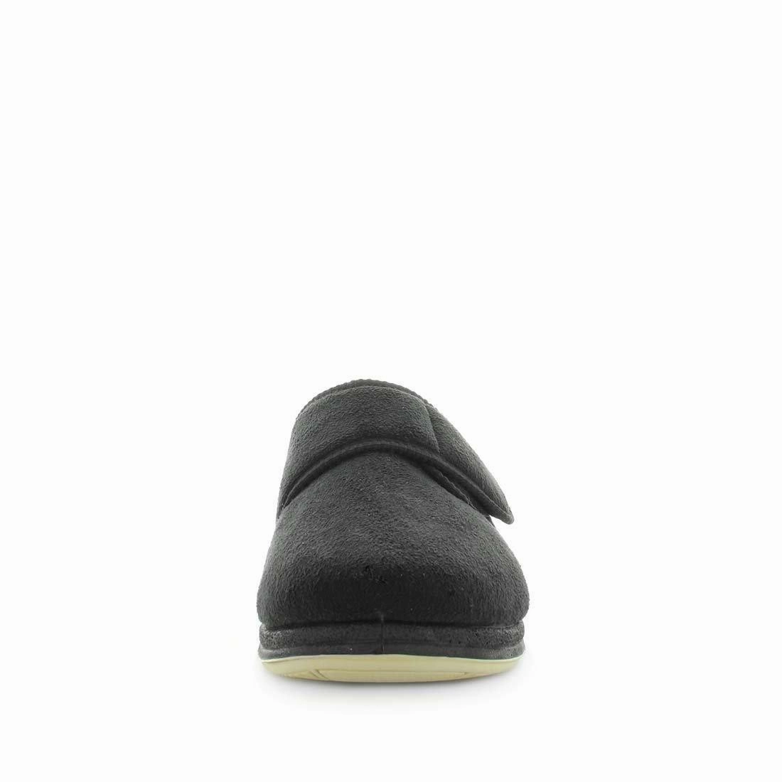Panda Eli Men's Slippers - Black Suede The Nightmare Before Christmas Slippers
