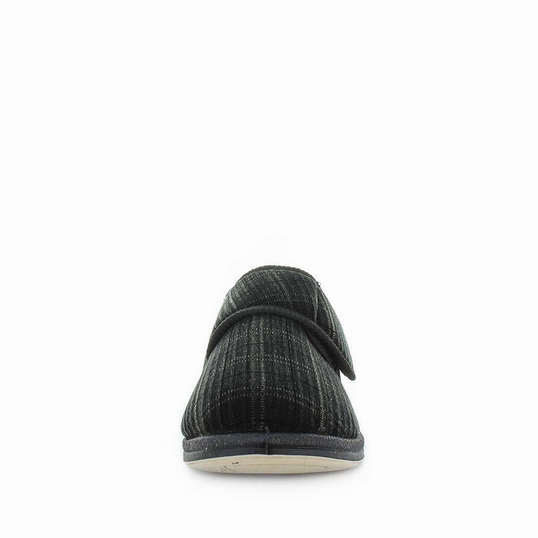 Socks With Slides Panda Eli Men's Slippers - Grey Check