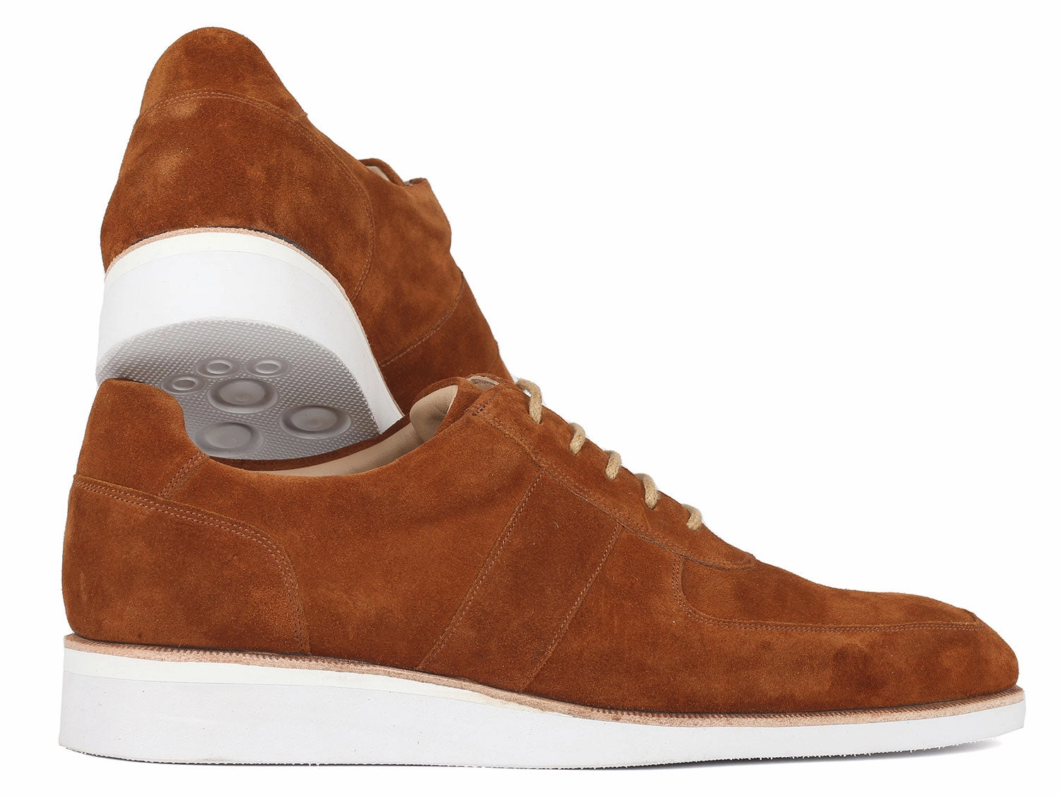 The Most Comfortable Casual Shoes Paul Parkman Men's Casual Shoes Camel Suede (ID#192-SD-CML)