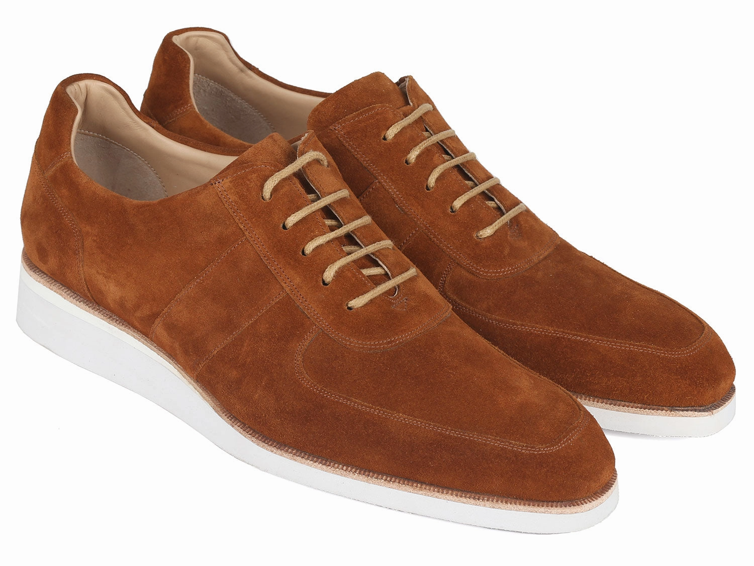 Paul Parkman Men's Casual Shoes Camel Suede (ID#192-SD-CML) Woodland Casual Shoes Online