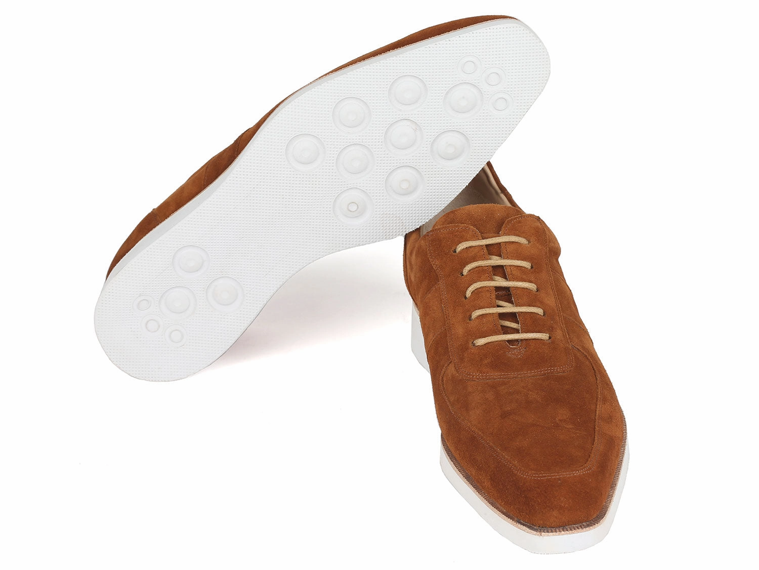 Paul Parkman Men's Casual Shoes Camel Suede (ID#192-SD-CML) Mercurial Casual Shoes