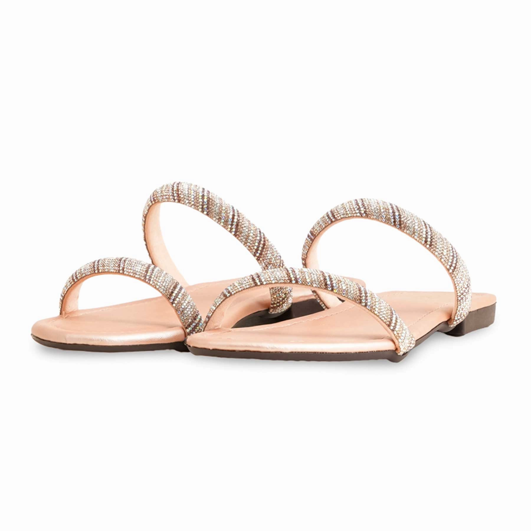 Casual Shoes Older Women Peach Casual Women Slipper CL2004