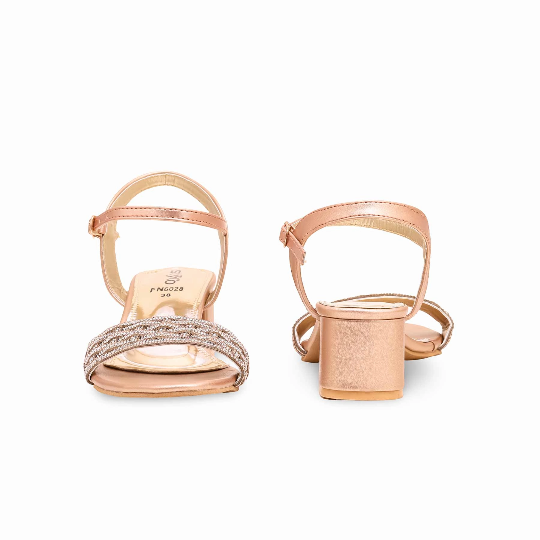 Biking Sandals Peach Fancy Sandal FN6028