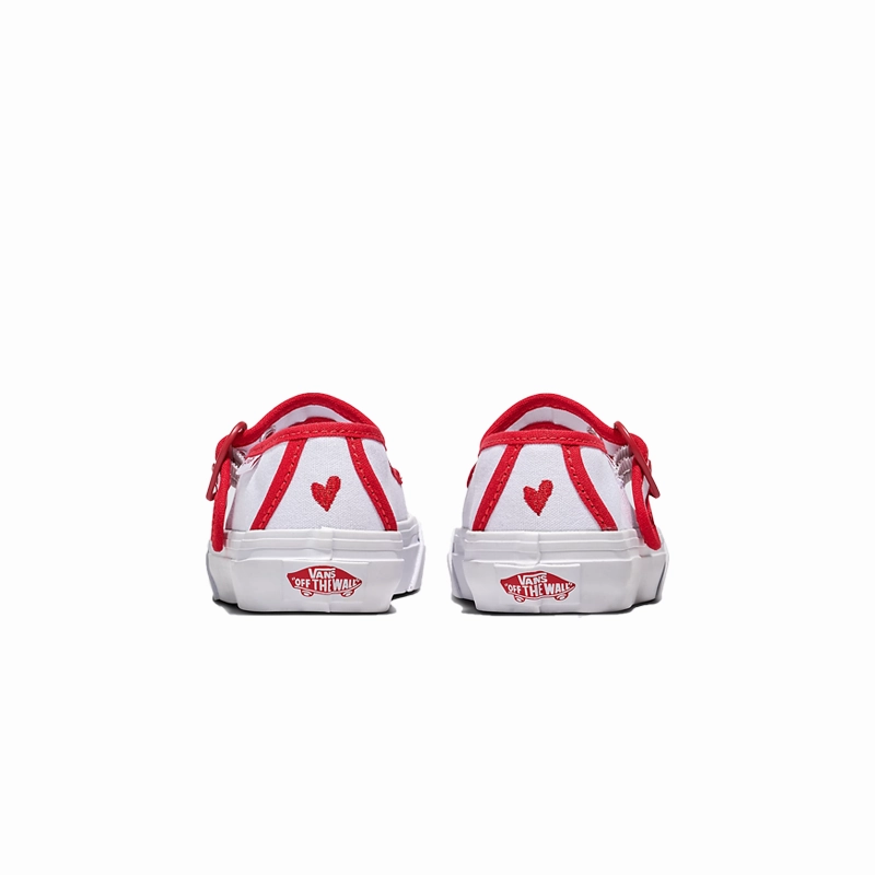 VANS - Mary Jane - Love Vans - True White/Red - Kids Strange Skate