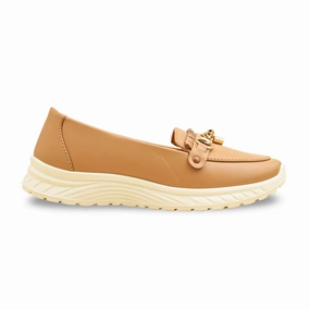 Suede Casual Derby Shoe Fawn Casual Women Sneaker AT9106