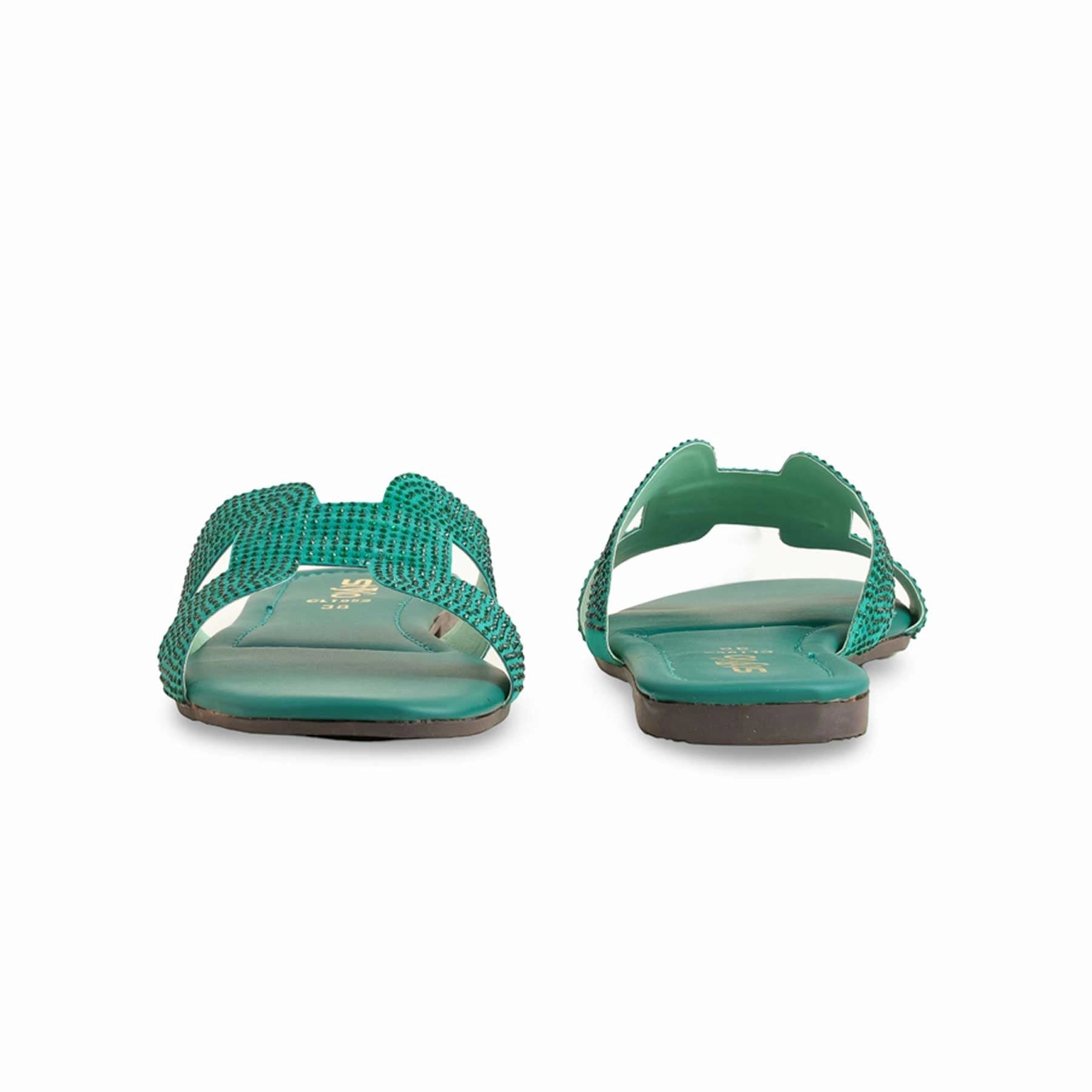 Casual Skechers Shoes Green Casual Slipper For Women CL1952