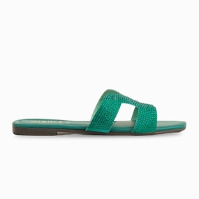 Casual Shoes Platypus Green Casual Slipper For Women CL1952