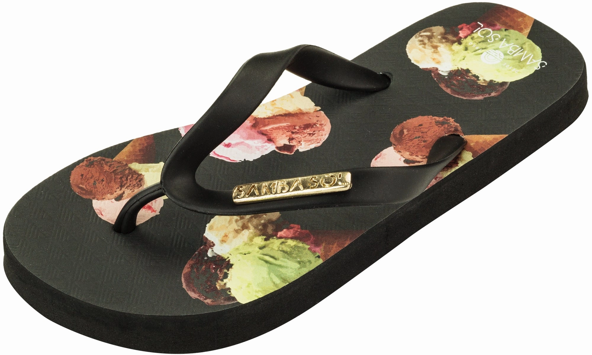 Flip Flops Size 15 Samba Sol Kid's Fashion Collection Flip Flops - Ice Cream