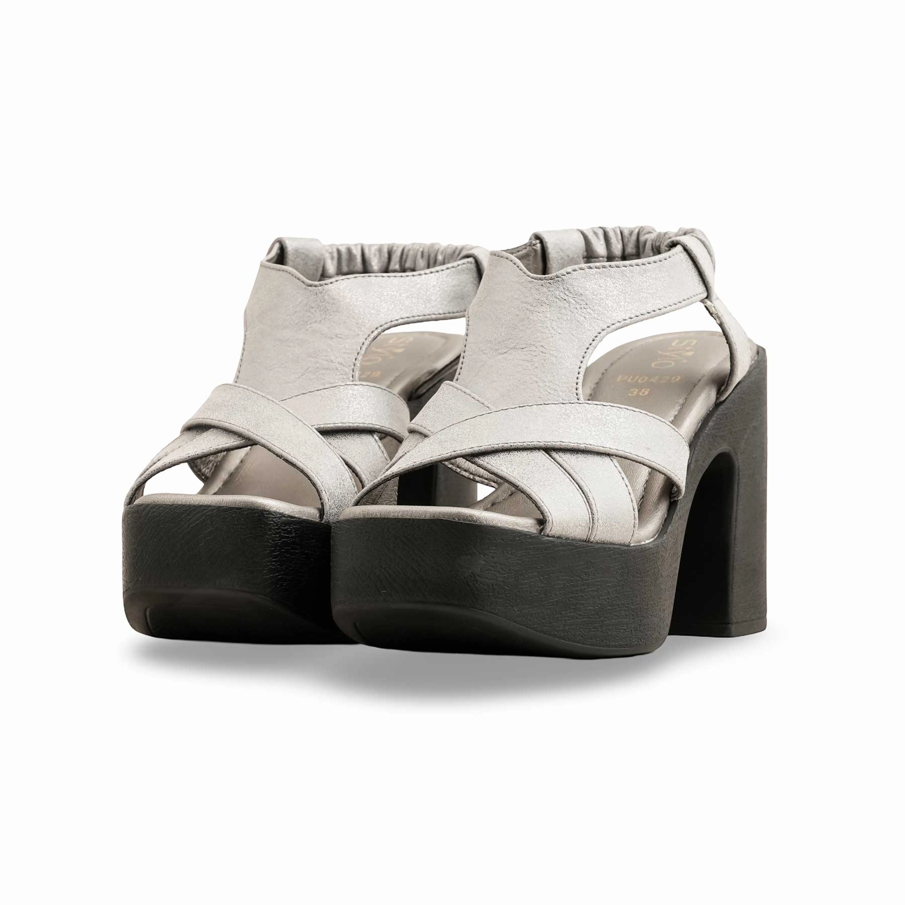 High Heels Panties Grey Formal Sandal PU0429