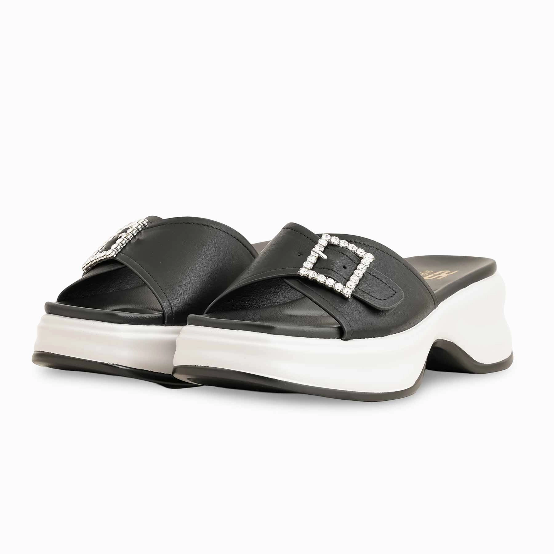 Champion Slippers Black Formal Women Slipper PU0377