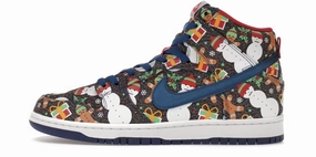 Nike Unisex-child Training Shoe Nike Dunk High SB "Ugly Christmas Sweater" Special Box