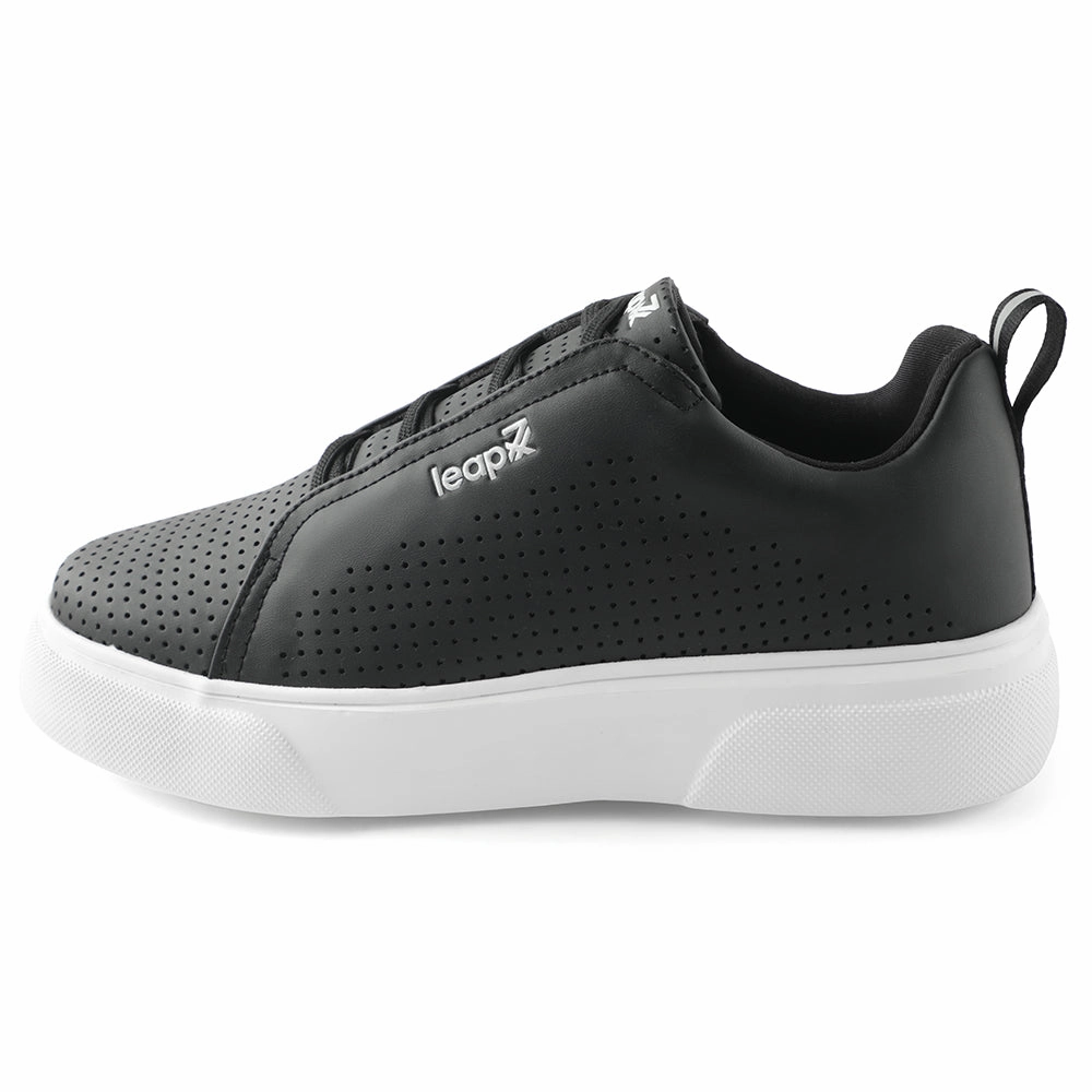 Leap7x Lacing Black Casual Sneakers For Men CROATIA-2E By Liberty Casual Shoes That Look Like Dress Shoes